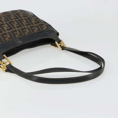 Fendi Chef Hobo Zucca Canvas, Brown, Canvas, Shoulder Bag