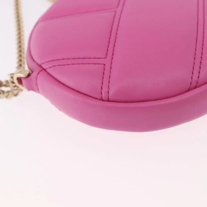 Bvlgari Shoulder Leather, Pink, Leather, Shoulder Bag