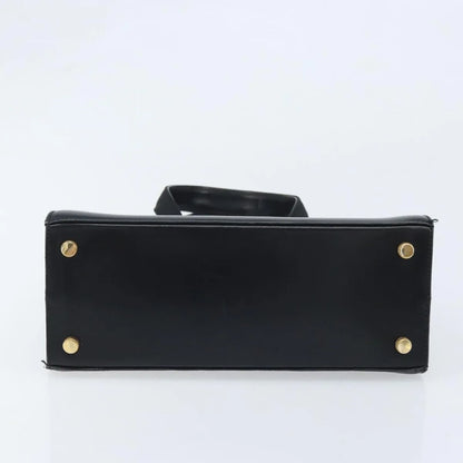 Salvatore Ferragamo Convertible Vara Bow Tote Leather, Black, Leather, Handbag