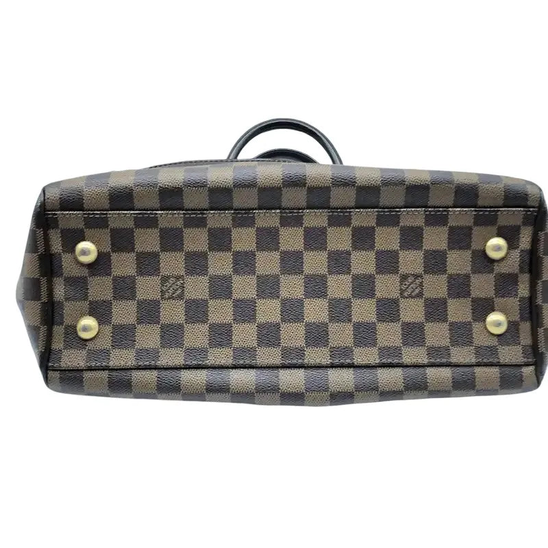 Louis Vuitton Trevi Damier Ebene, Brown, Canvas, Handbag