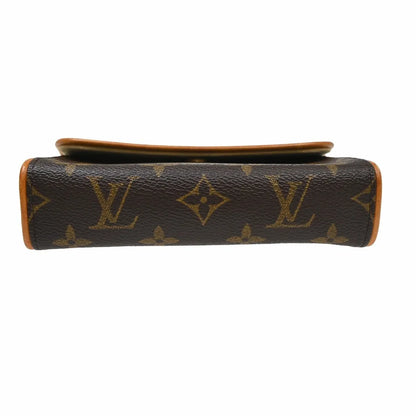 Louis Vuitton Florentine Pochette Monogram Canvas, Brown, Canvas, Clutch