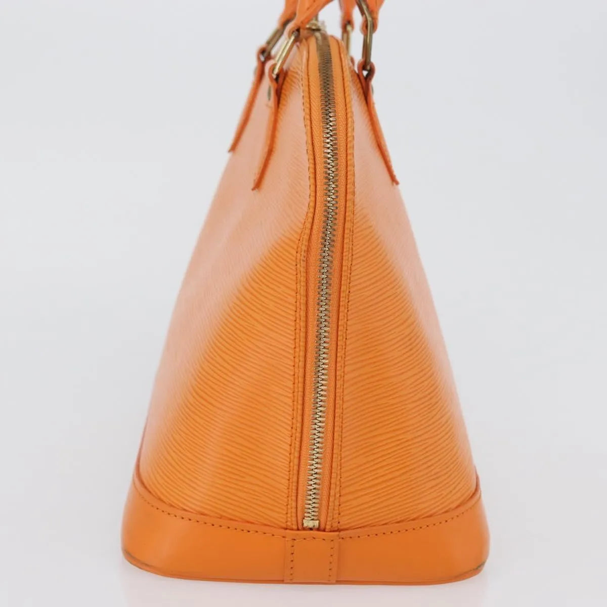 Louis Vuitton Alma Epi, Orange, Leather, Handbag