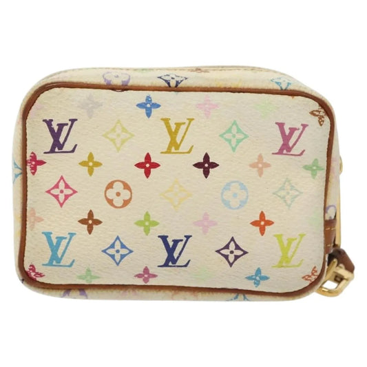 Louis Vuitton Wapity Trousse Monogram Multicolor, White, Canvas, Clutch