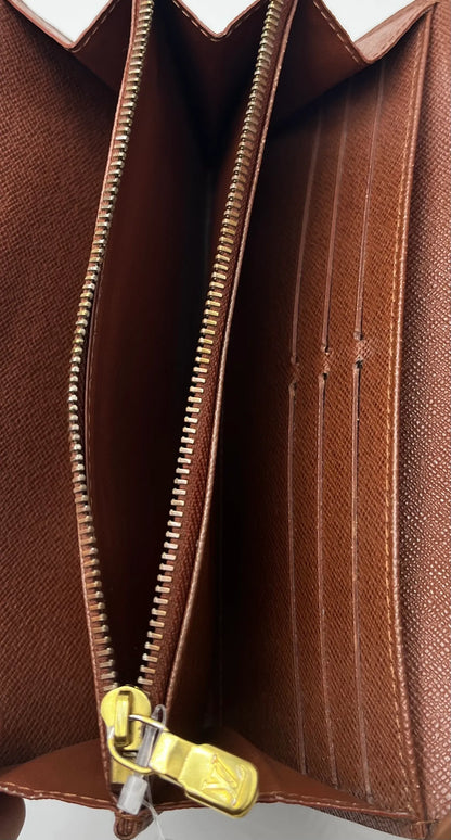 Louis Vuitton Emilie Monogram Canvas, Brown, Canvas, Wallet