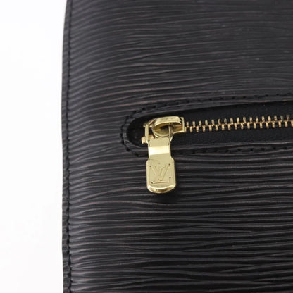 Louis Vuitton Mabillon Epi Leather, Black, Leather, Backpack