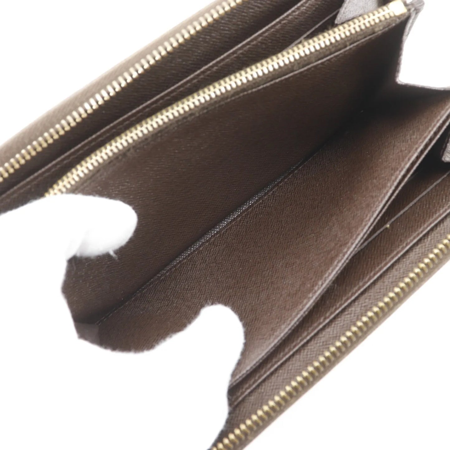 Louis Vuitton Zippy Organizer Damier Graphite, Brown, Canvas, Wallet