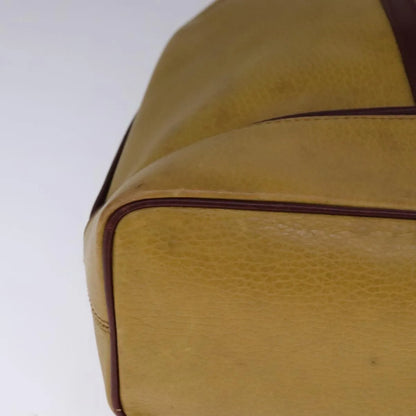 cartier Must de Cartier seau Leather, Yellow, Leather, Shoulder Bag
