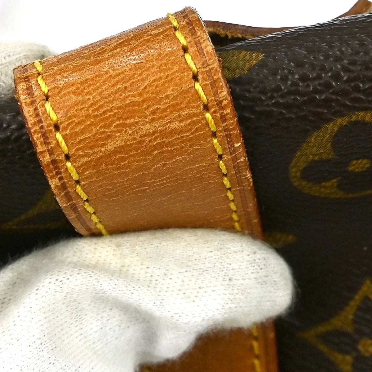 Louis Vuitton Saumur Canvas, Brown, Canvas, Shoulder Bag