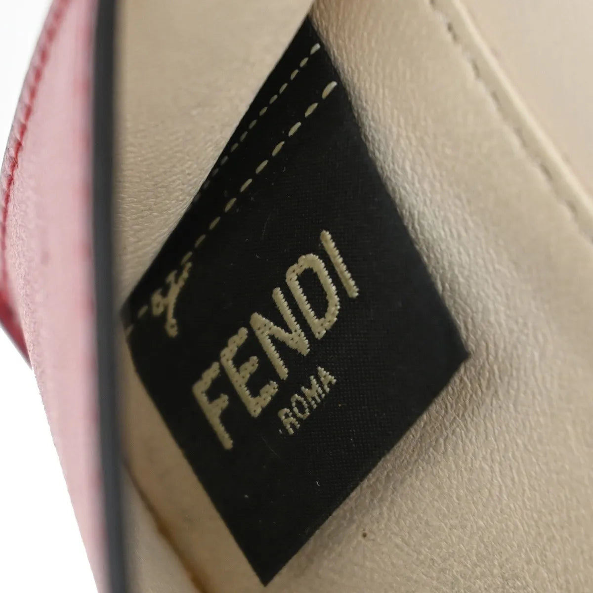 Fendi Peekaboo Leather, Red, Leather, Wallet