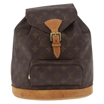 Louis Vuitton Vintage Montsouris Monogram Canvas, Brown, Canvas, Backpack