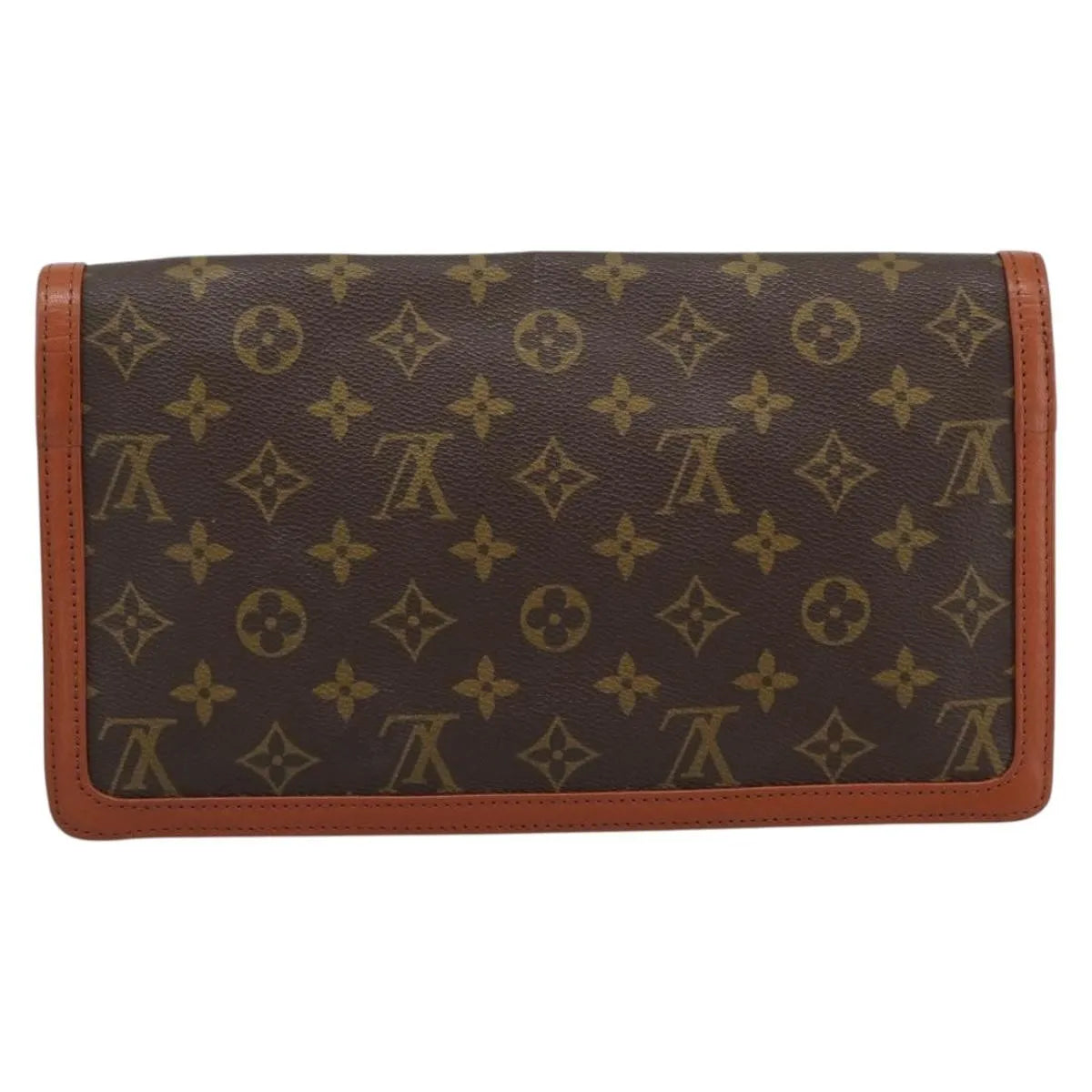 Louis Vuitton Dame Pochette Monogram Canvas, Brown, Canvas, Clutch