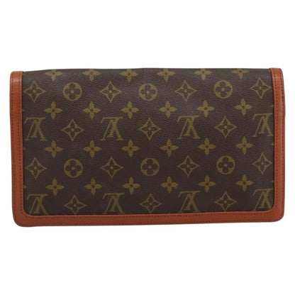 Louis Vuitton Dame Pochette Monogram Canvas, Brown, Canvas, Clutch