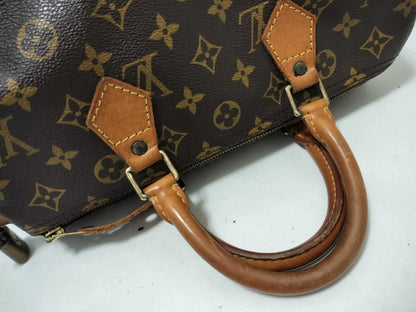 Louis Vuitton Speedy Monogram Canvas, Brown, Canvas, Handbag