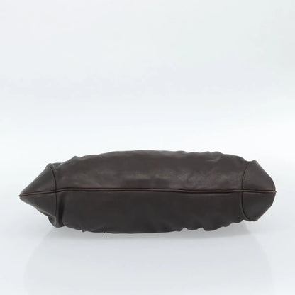 Salvatore Ferragamo Marisa Leather, Brown, Leather, Handbag