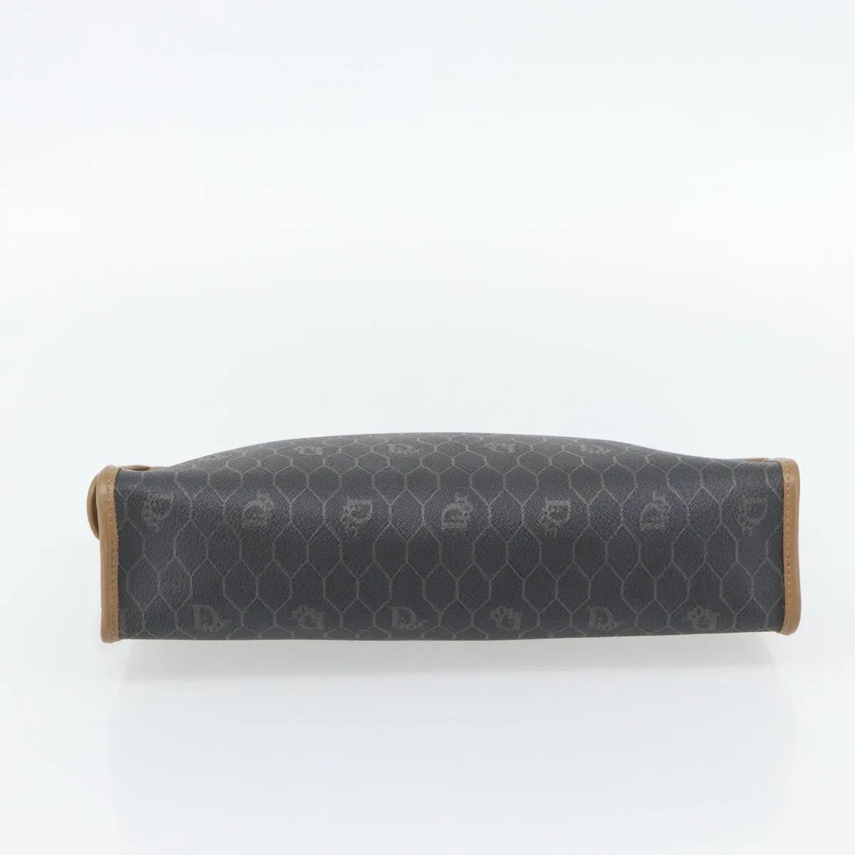 Christian Dior Vintage honeycomb clutch Canvas, Black, Canvas, Clutch