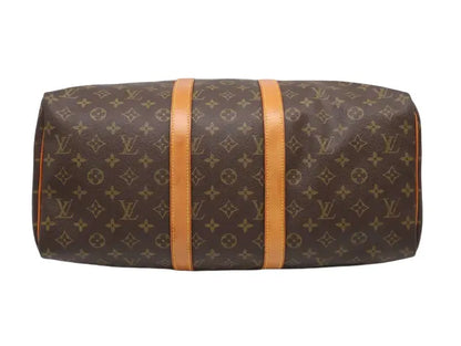 Louis Vuitton Keepall Monogram, Brown, Canvas, Travel Bag