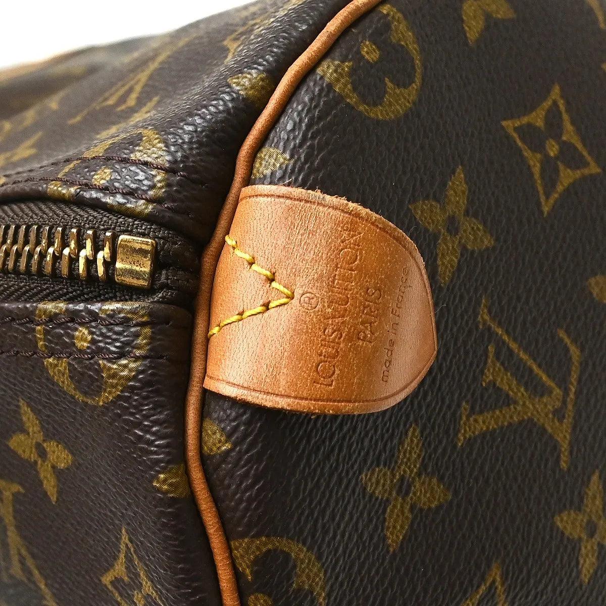 Louis Vuitton Keepall Monogram, Brown, Canvas, Travel Bag