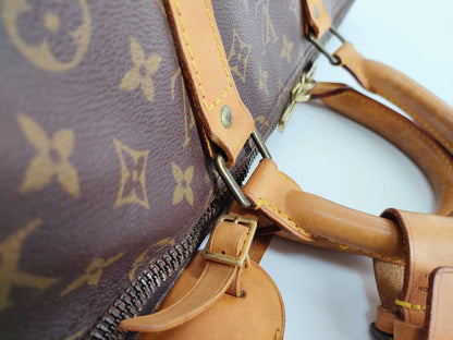Louis Vuitton Keepall Monogram Canvas, Brown, Canvas, Travel Bag