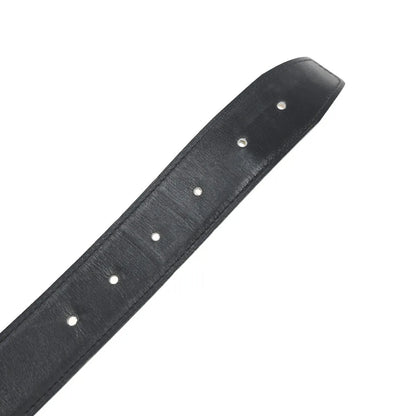 Hermes Constance Reversible Belt Leather, Black, Leather, Belt