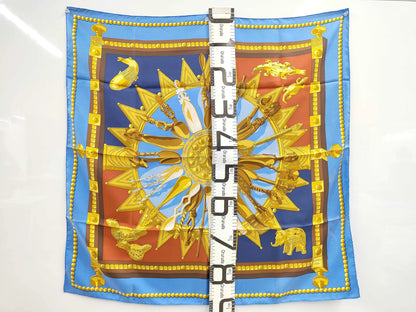 Hermes Carré 90 Silk multicolor, Multicolour, Silk, Scarf