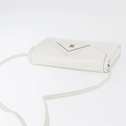 Givenchy Vintage 4G Leather, White_gold, Leather, Shoulder Bag