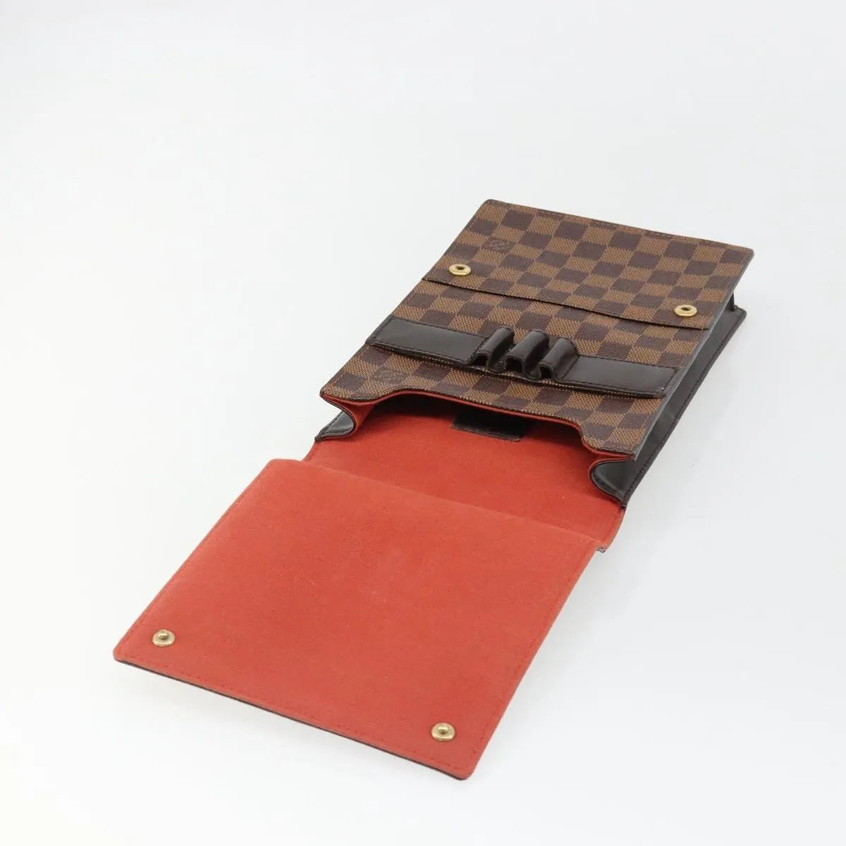 Louis Vuitton Portobello Messenger Damier, Brown, Canvas, Shoulder Bag