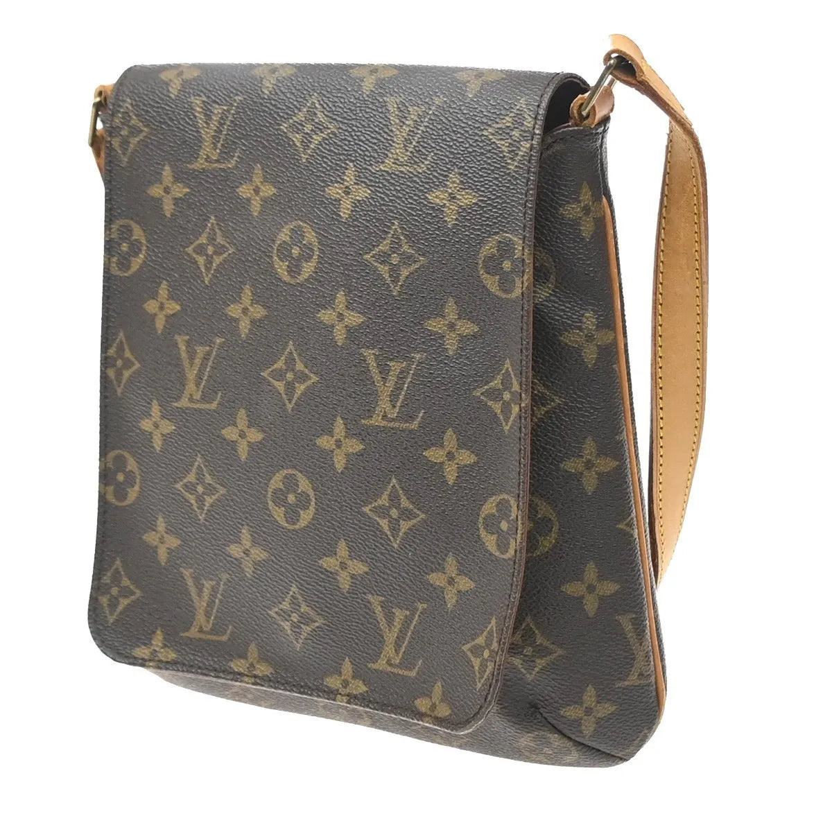 Louis Vuitton Musette Salsa Monogram Canvas, Brown, Leather, Shoulder Bag