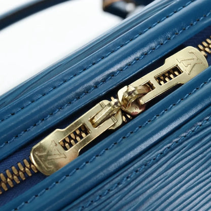 Louis Vuitton Nice Train Case Epi Leather, Blue, Leather, Handbag