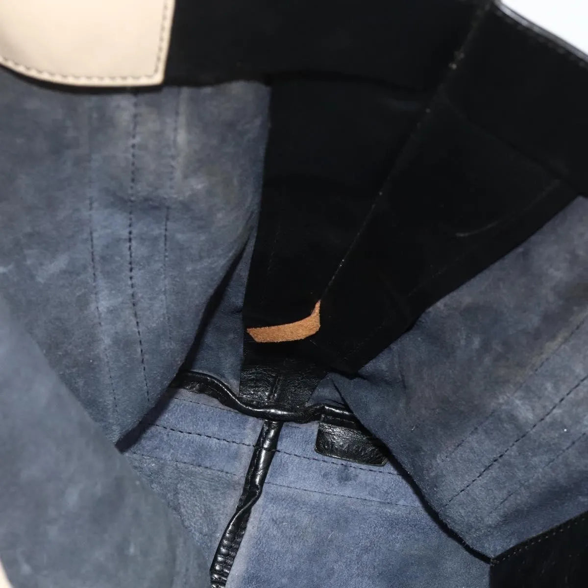 Chloe Alice Tote Leather, Navy, Leather, Tote Bag