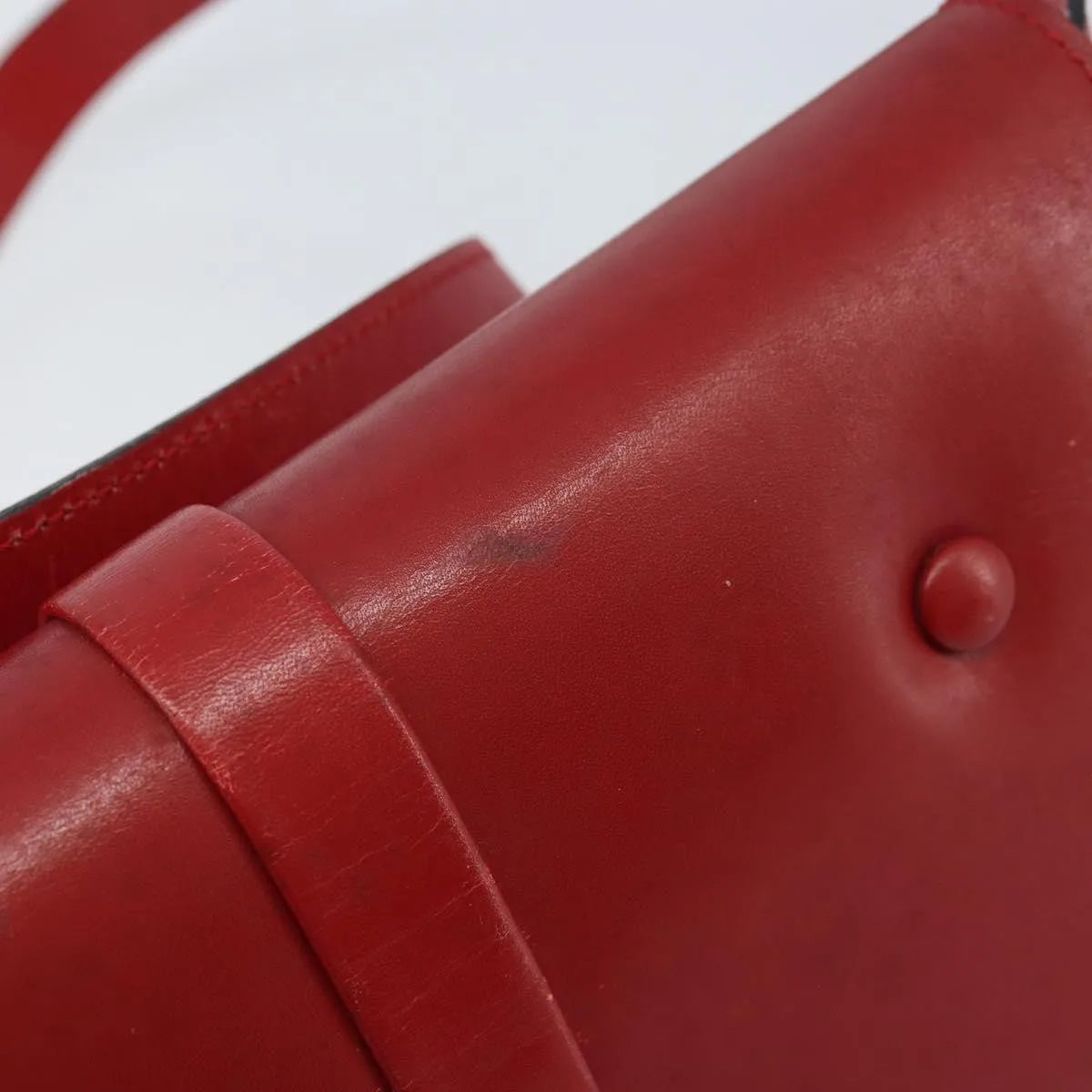 Celine Vintage Leather, Red, Leather, Shoulder Bag