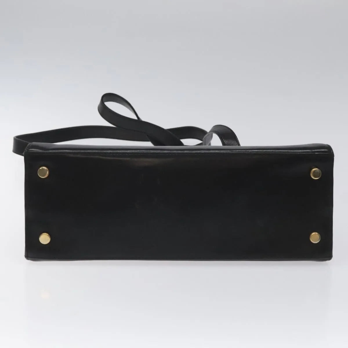 Salvatore Ferragamo Vala Leather, Black, Leather, Shoulder Bag