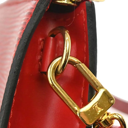 Louis Vuitton Pochette Accessoires Epi, Red, Leather, Clutch