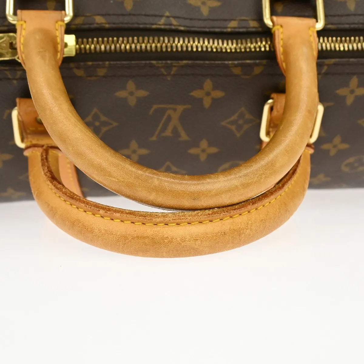 Louis Vuitton Keepall Monogram, Brown, Canvas, Travel Bag