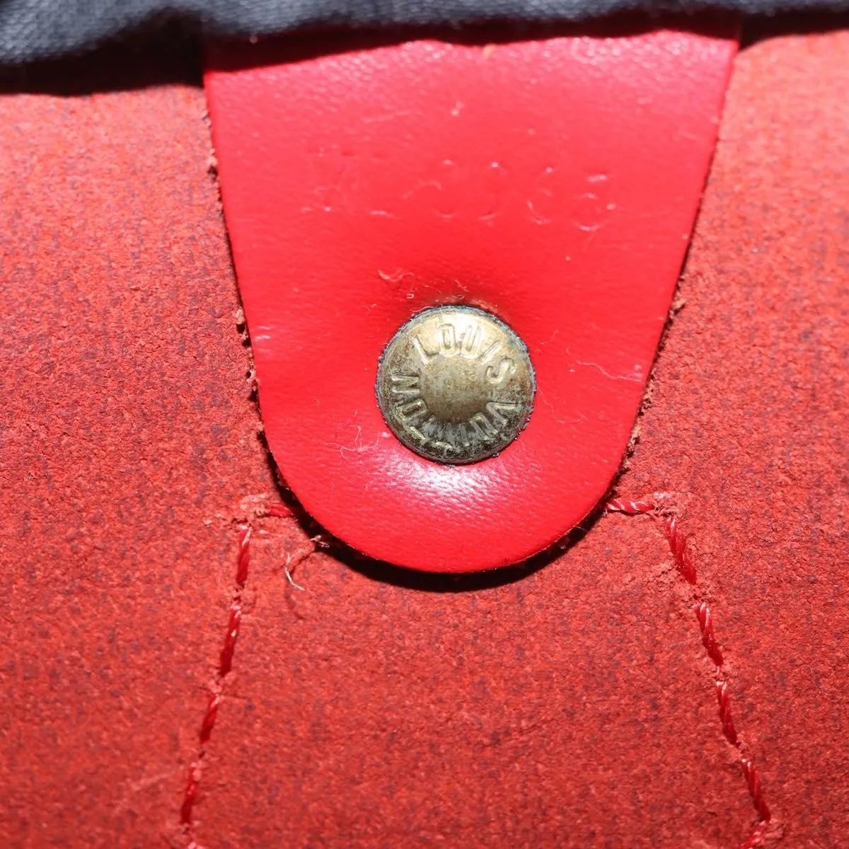 Louis Vuitton Speedy Epi Leather, Red, Leather, Handbag
