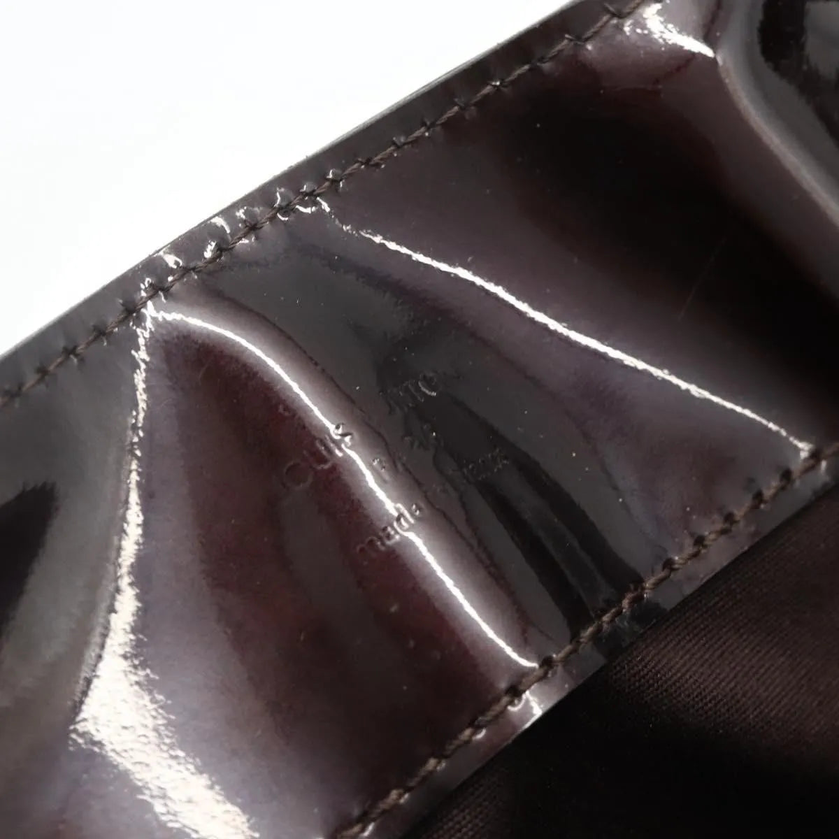 Louis Vuitton Melrose Avenue Monogram Vernis, Burgundy, Patent Leather, Handbag