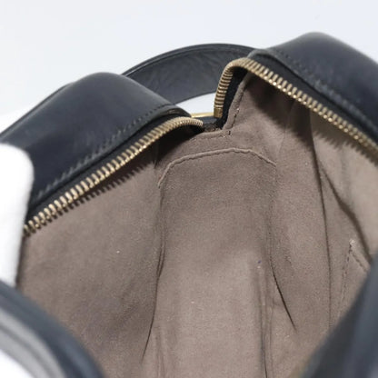 Fendi F is Fendi Camera Leather, Navy, Leather, Shoulder Bag