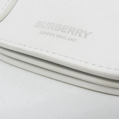Burberry Olympia Flap Leather, White, Leather, Shoulder Bag