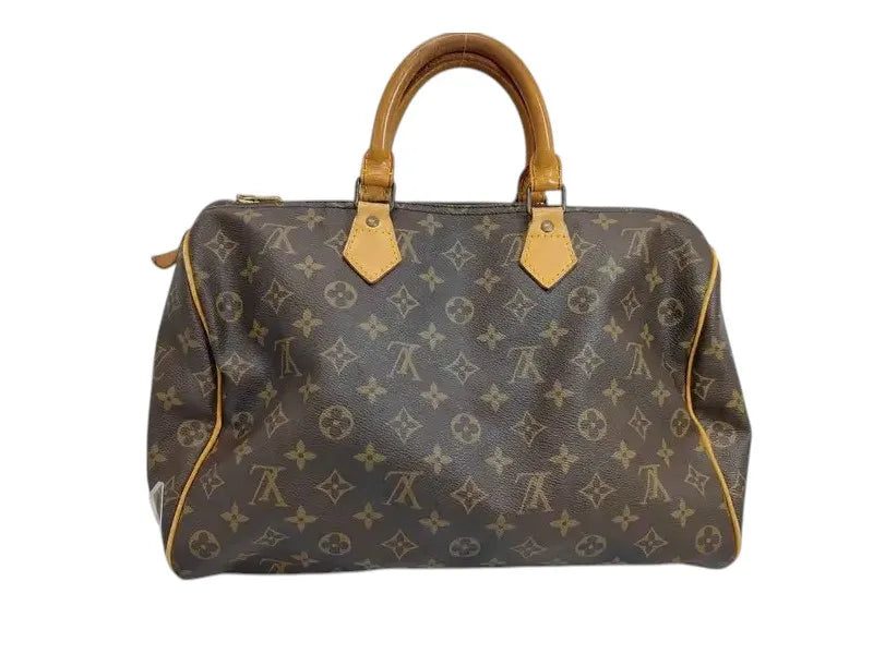 Louis Vuitton Speedy Monogram, Brown, Canvas, Handbag