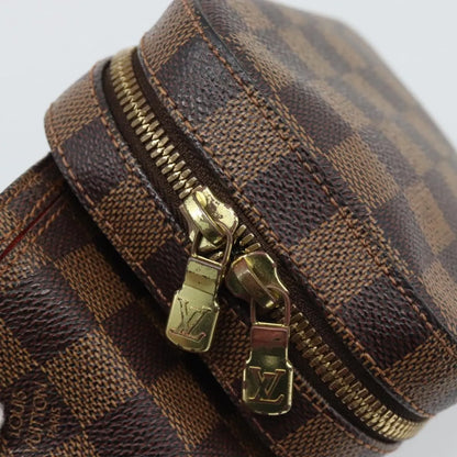 Louis Vuitton Geronimos Waist Damier, Brown, Canvas, Shoulder Bag