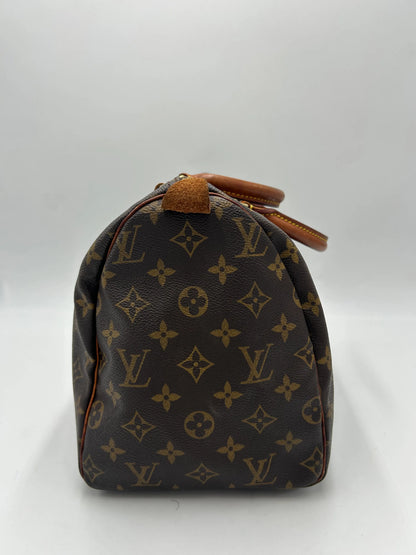 Louis Vuitton Speedy Monogram Canvas, Brown, Canvas, Handbag