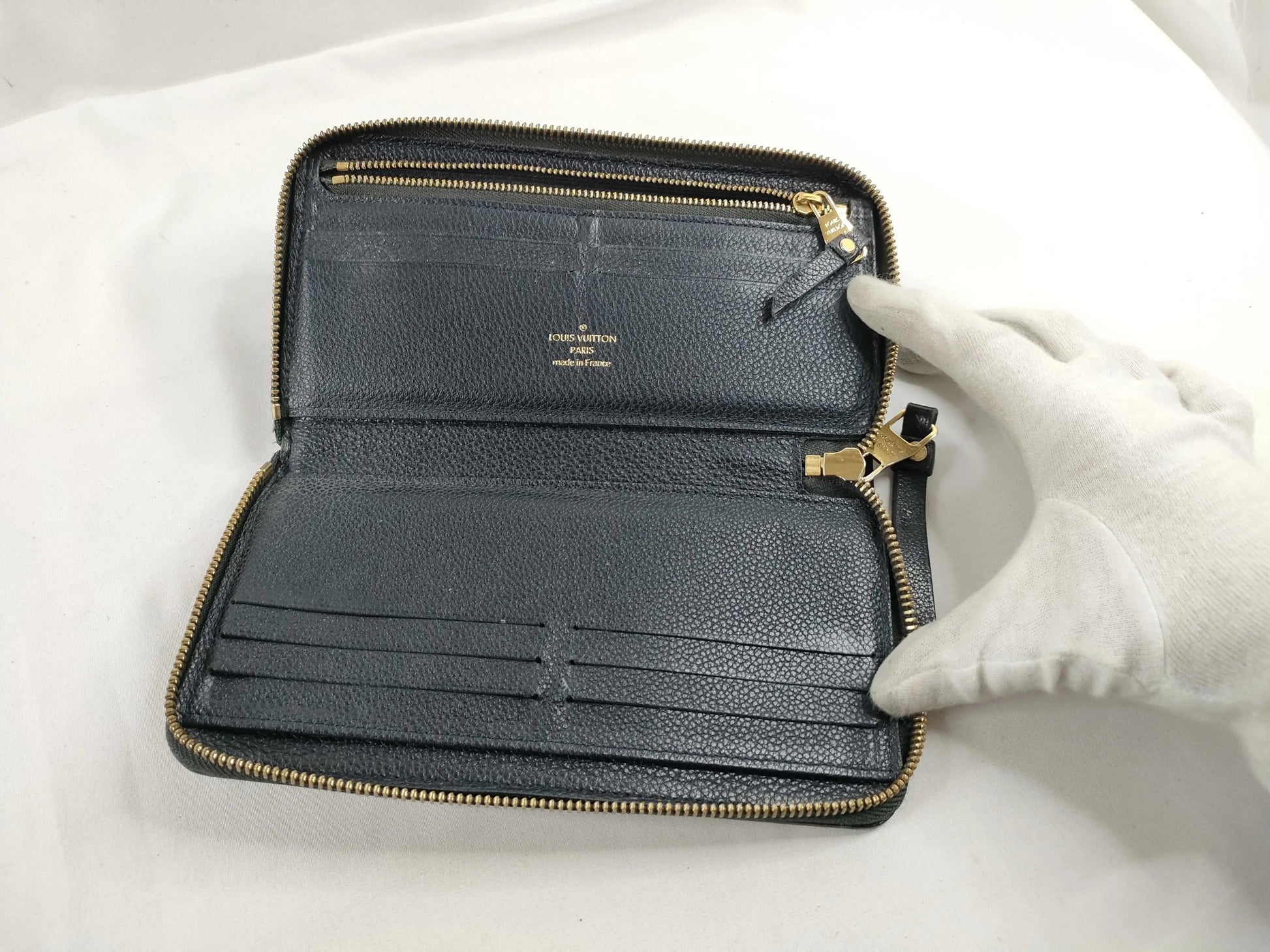 Louis Vuitton Clemence Monogram Empreinte Leather, Brown, Leather, Wallet