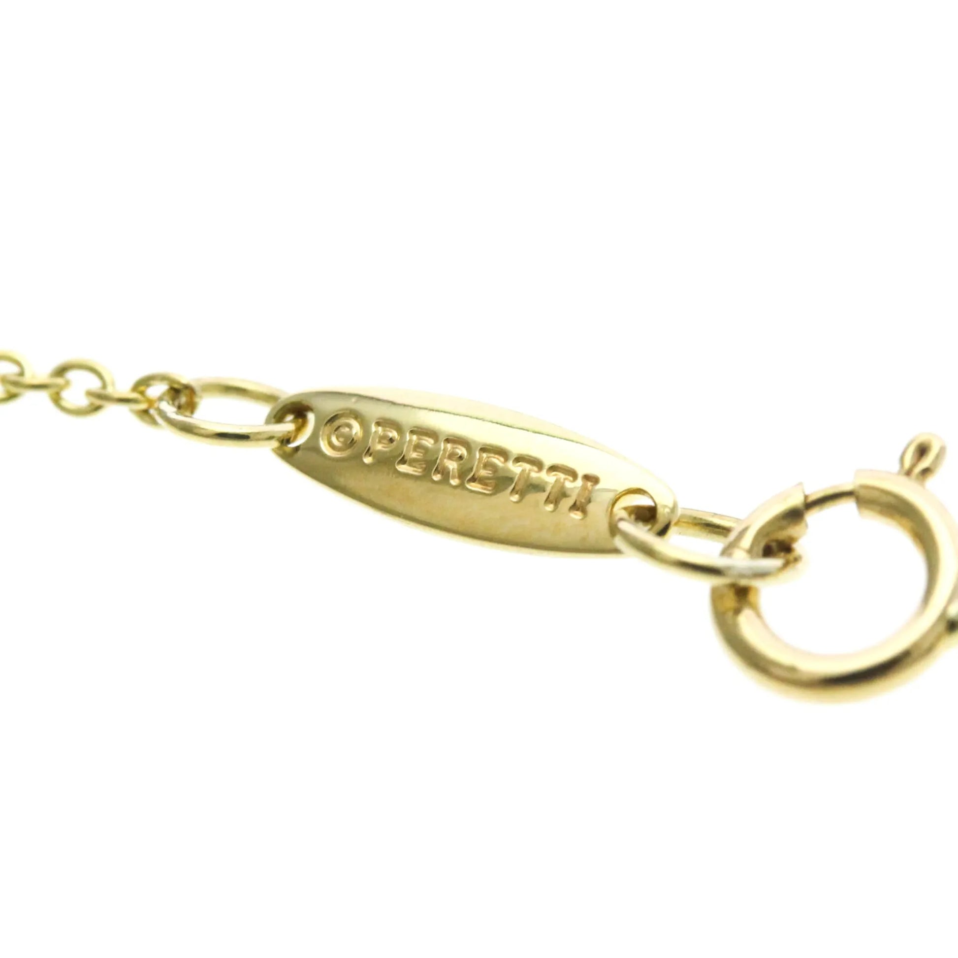 Tiffany & Co. Elsa Peretti Open Heart Pendant 18K Yellow Gold, Gold, Yellow Gold, Necklace