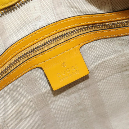 Gucci Bright Top Handle Diamante Leather, Yellow, Leather, Handbag