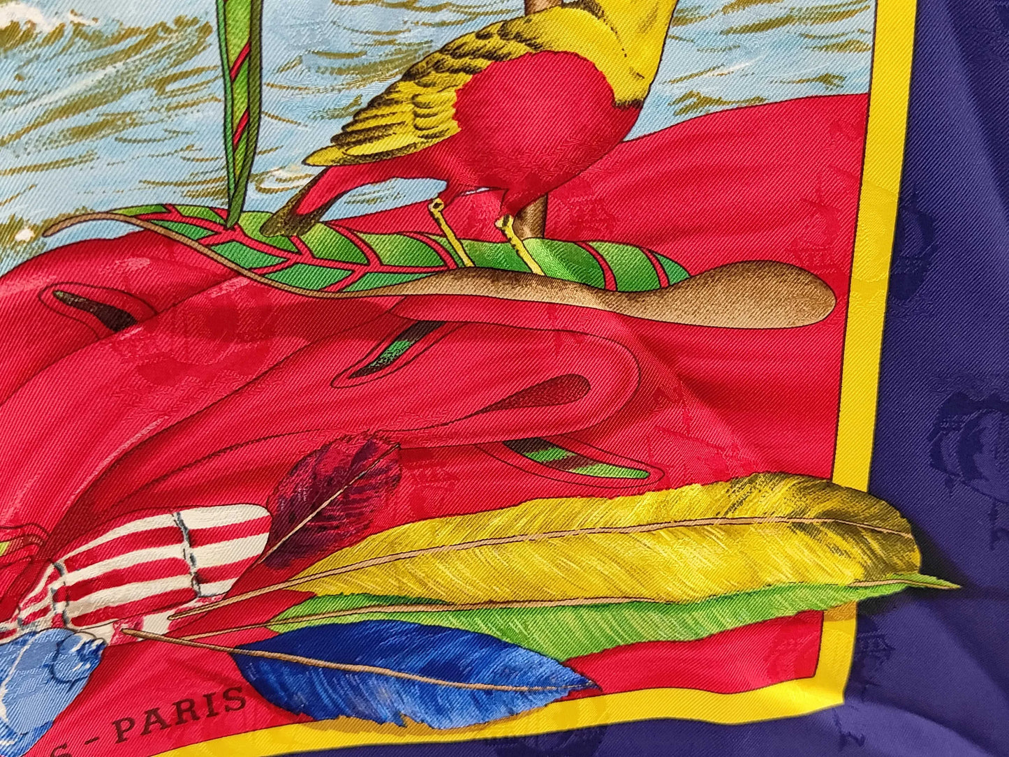 Hermes Carré 90 Silk multicolor, Multicolour, Silk, Scarf