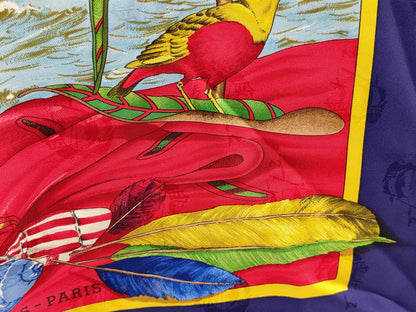 Hermes Carré 90 Silk multicolor, Multicolour, Silk, Scarf