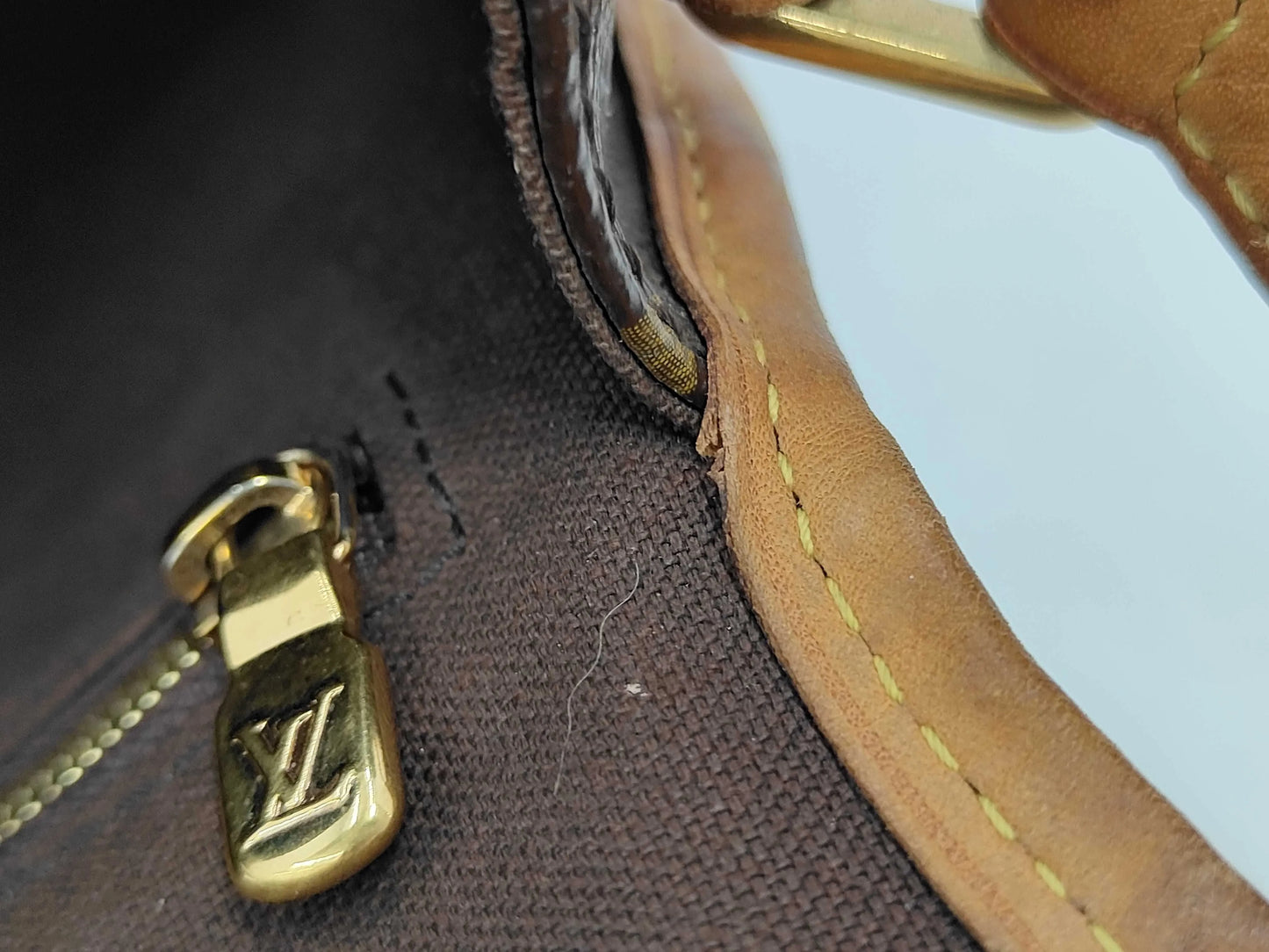 Louis Vuitton Menilmontant Monogram Canvas, Brown, Canvas, Handbag