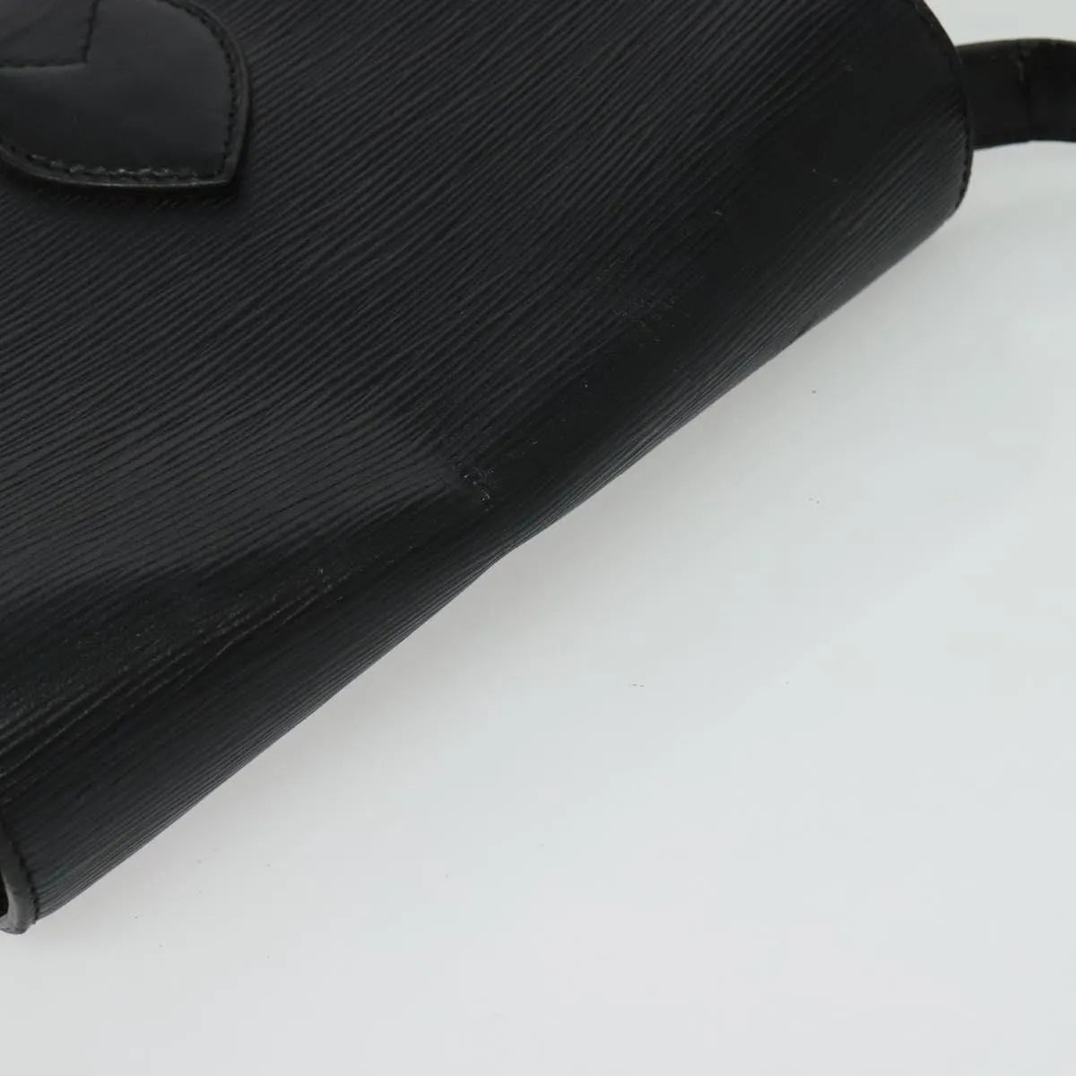 Louis Vuitton Cartouchiere Epi Leather, Black, Leather, Shoulder Bag