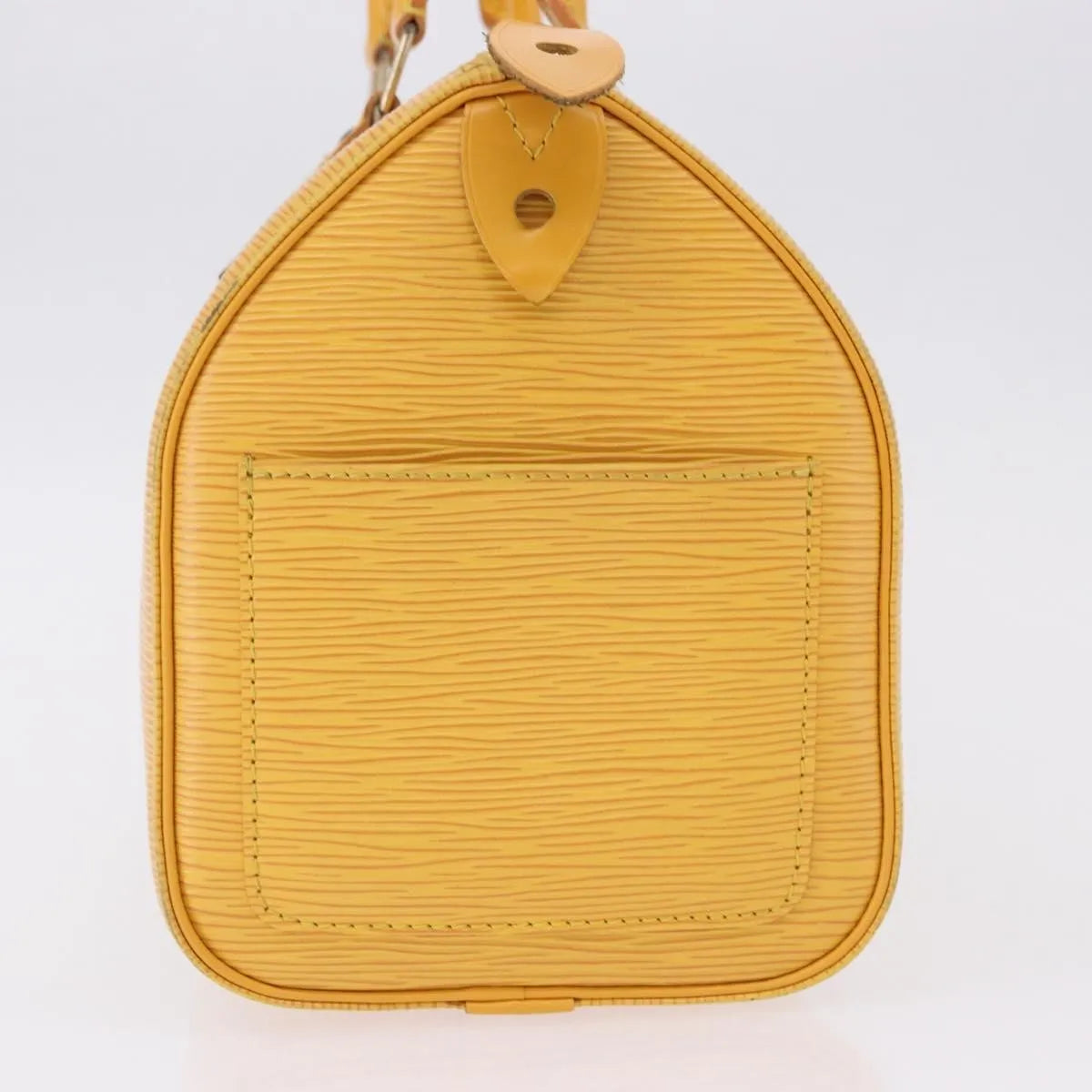Louis Vuitton Speedy Epi, Yellow, Leather, Handbag