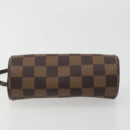 Louis Vuitton Papillon Pochette Damier, Brown, Canvas, Clutch