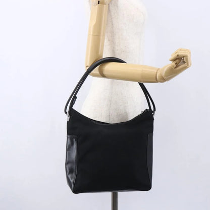 Gucci Vintage GG Canvas, Black, Canvas, Shoulder Bag